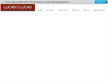 Tablet Screenshot of lucas.co.nz