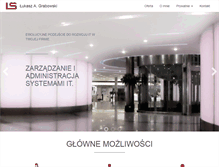 Tablet Screenshot of lucas.net.pl